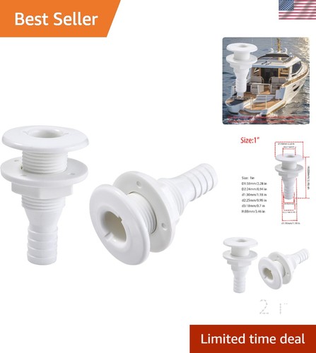 Marine thru hull fitting - marine, 1