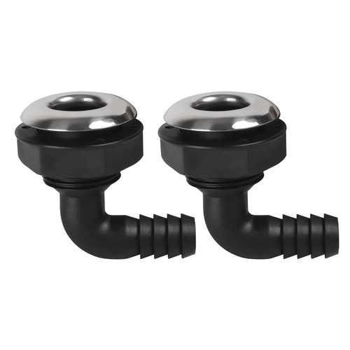 Black thru hull - fitting, for